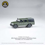 PREORDER PARA64 1/64 2014 Toyota Land Cruiser Dbl Cab Pickup LC79 Military Green PA-55686 (Approx. Release Date : Q4 2025 subject to manufacturer's final decision)