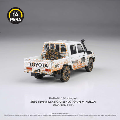 PARA64 1/64 2014 Toyota Land Cruiser LC79 UN MINUSCA LHD Off road effect PA-55687