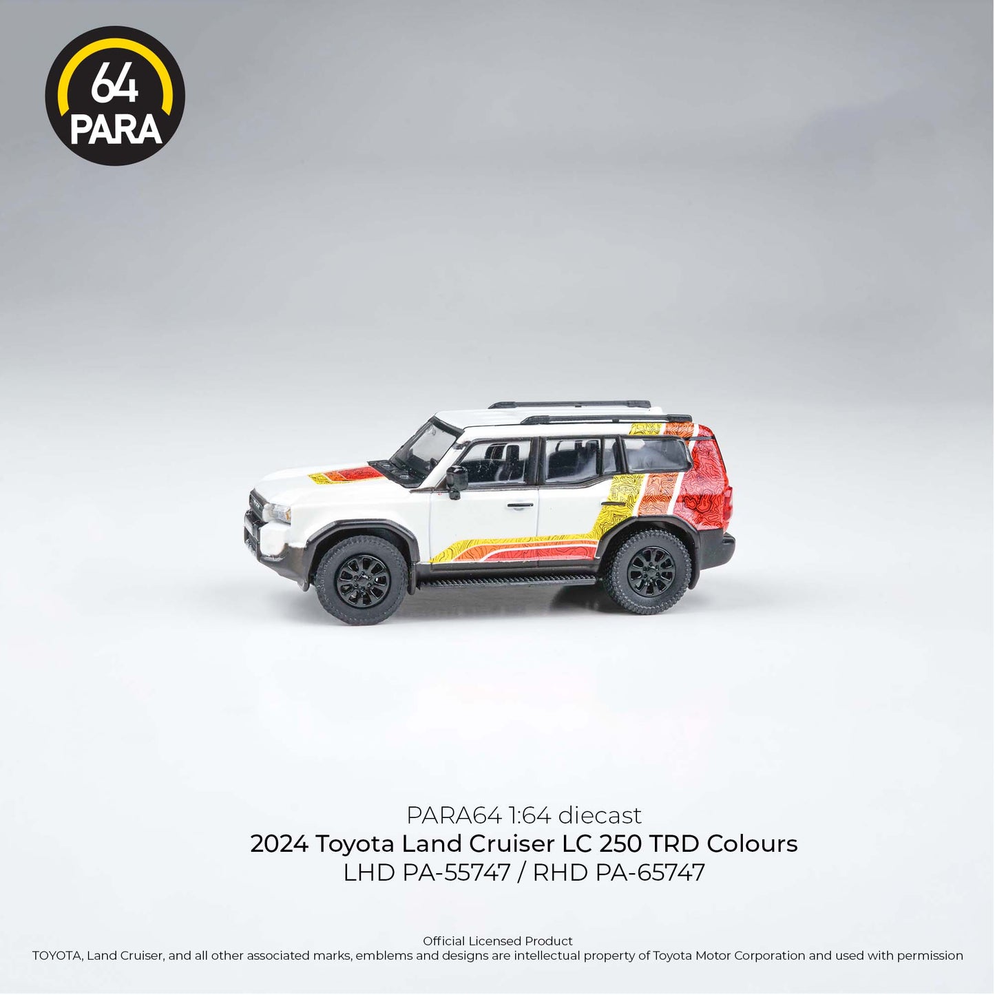 PARA64 1/64 2025 Land Cruiser 250 Prado TRD Colours PA-55747