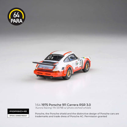 PARA64 1/64 1974 Porsche 911 Carerra RSR 3.0 Aurora Racing LHD PA-55798