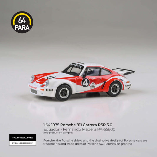 PARA64 1/64 1976 Porsche 911 Carrera RSR 3.0 Ecuador-Fernando Madera PA-55800