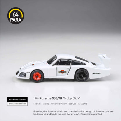 PARA64 1/64 Porsche 935/78 Martini Racing Porsche System Test Car PA-55803