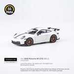 PREORDER PARA64 1/64 2025 Porsche 911 GT3 (992.2) Grand Prix White w/ photo etch wheels LHD PA-55873 (Approx. Release Date : Q4 2025 subject to manufacturer's final decision)
