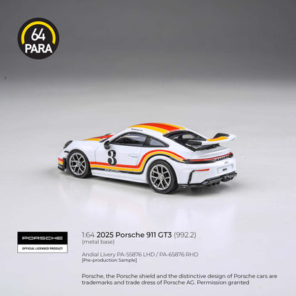 PARA64 1/64 2025 Porsche 911 GT3 (992.2) Andial Livery LHD PA-55876