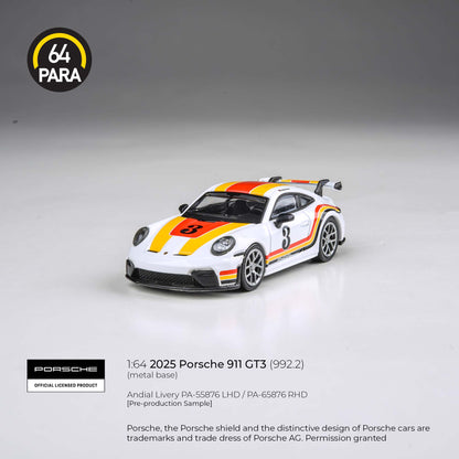PARA64 1/64 2025 Porsche 911 GT3 (992.2) Andial Livery LHD PA-55876