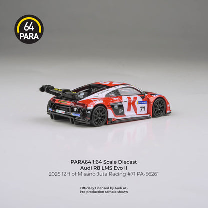 PARA64 1/64 Audi R8 LMS GT3 evo II 2025 12H of Misano-Juta Racing #71 PA-56261