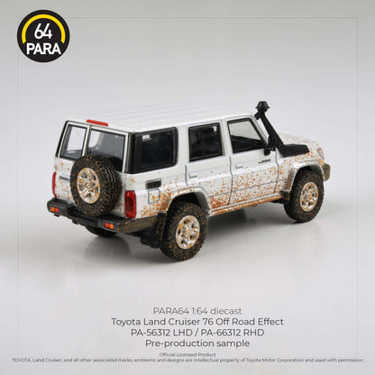 PARA64 1/64 2014 Toyota Land Cruiser LC76 Off Road Effect PA-56312 LHD