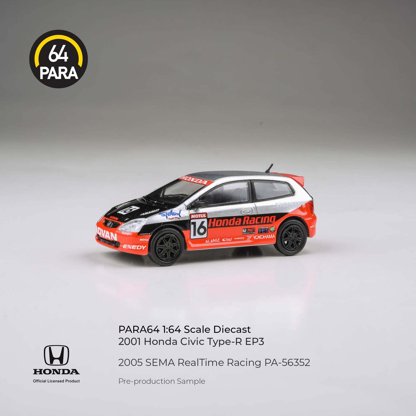 PARA64 1/64  Honda Civic 2005 SEMA Realtime Racing PA-56352
