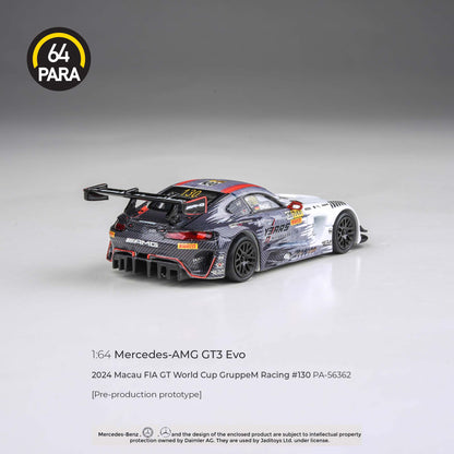 PARA64 1/64 Mercedes-AMG GT3 2024 Macau FIA GT World Cup GruppeM Racing #130 P1 PA-56362