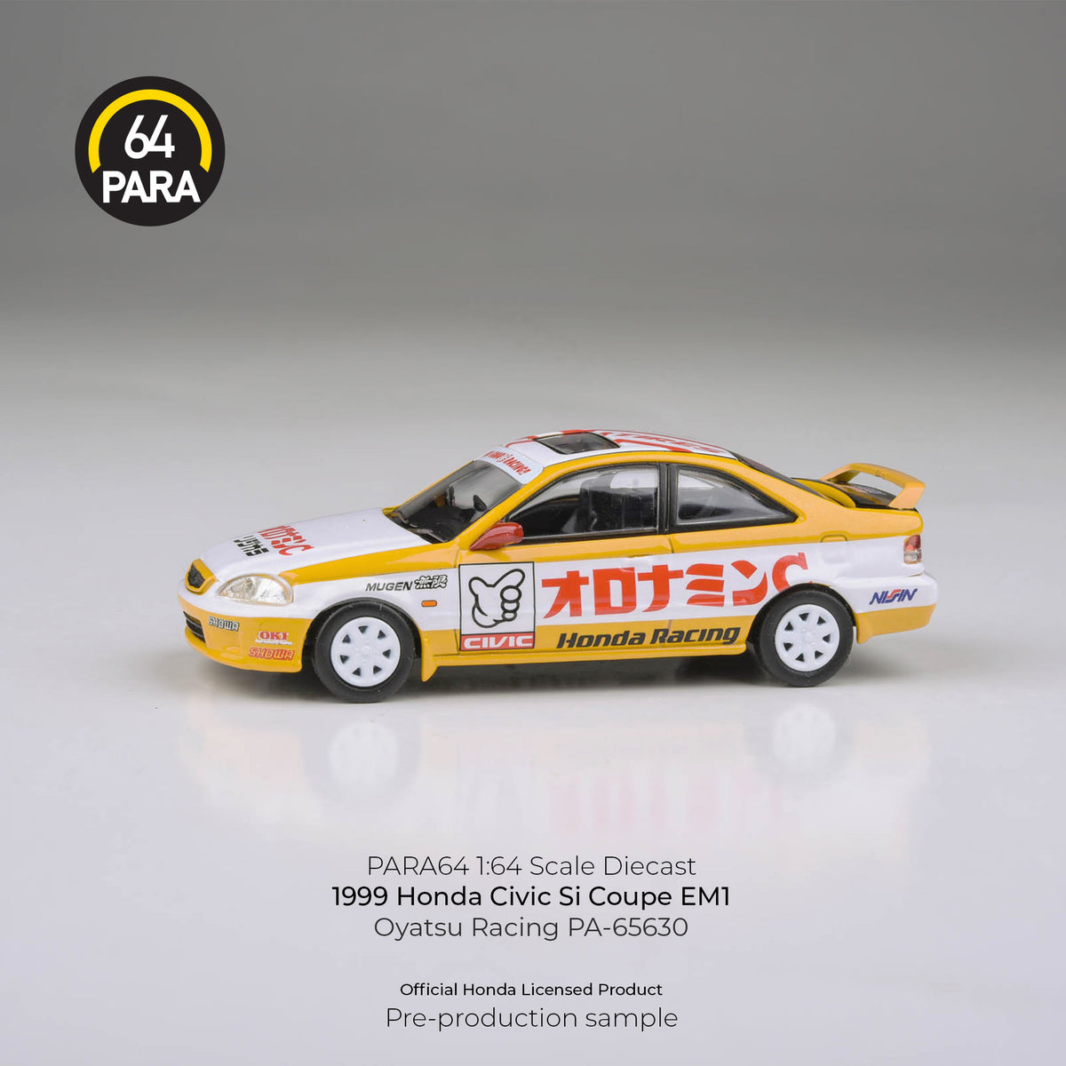 PARA64 1/64 1999 Honda Civic EM1 Oyatsu Racing PA-65630