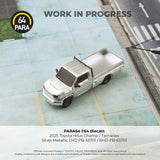 PREORDER PARA64 1/64 2025 Toyota Hilux Champ Tamaraw Silver Metallic (LHD) PB-55701 (Approx. Release Date : Q2 2026 subject to manufacturer's final decision)