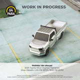 PREORDER PARA64 1/64 2025 Toyota Hilux Champ Tamaraw Silver Metallic (LHD) PB-55701 (Approx. Release Date : Q2 2026 subject to manufacturer's final decision)
