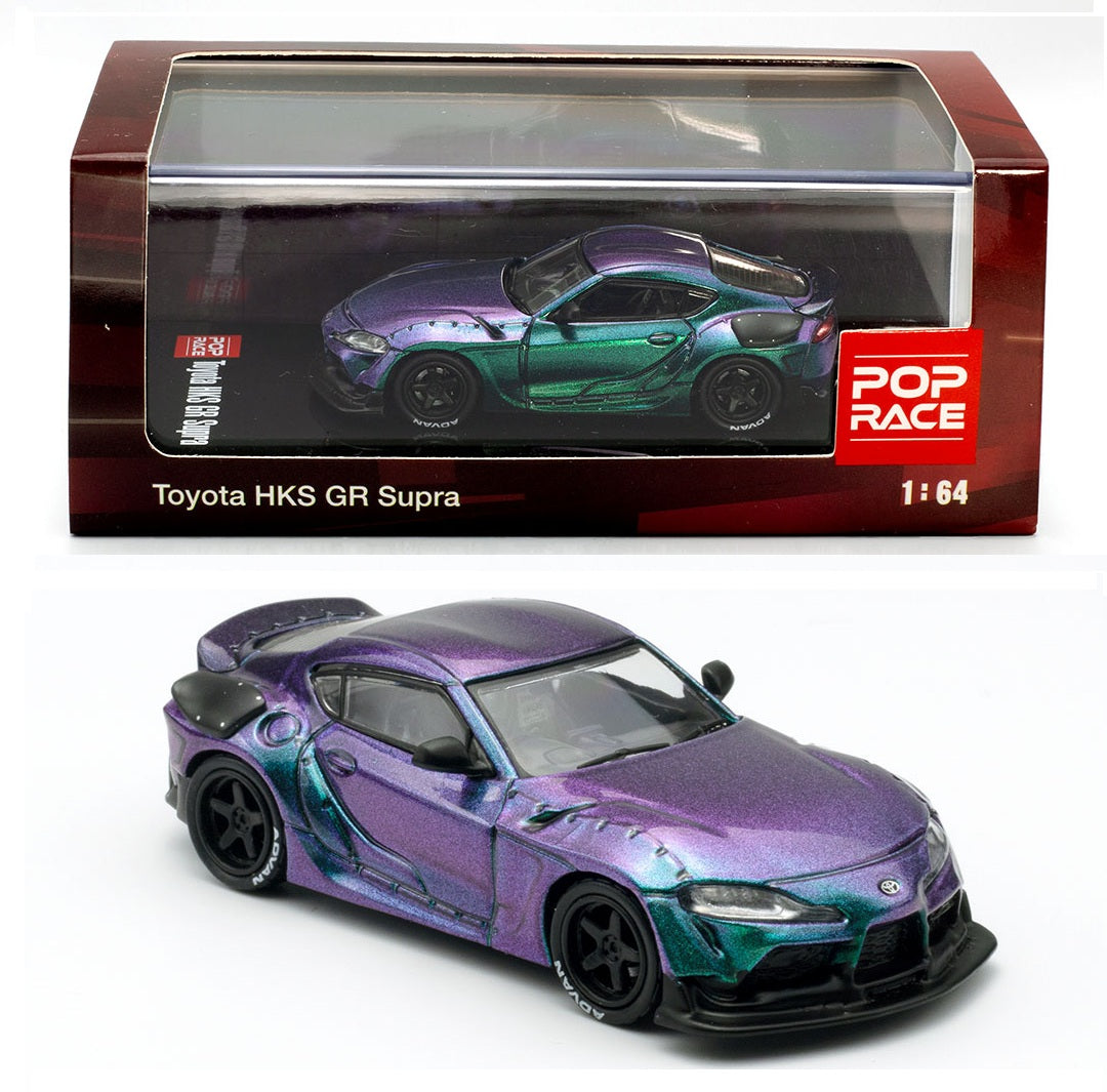 POPRACE 1/64 HKS GR Supra Magic Purple PR64-HKSA90-MG – Tokyo Station