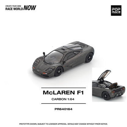 PREORDER POPRACE 1/64 McLAREN F1 CARBON EDITION PR640164 (Approx. Release Date: Q1 2026 and subject to the manufacturer's final decision)