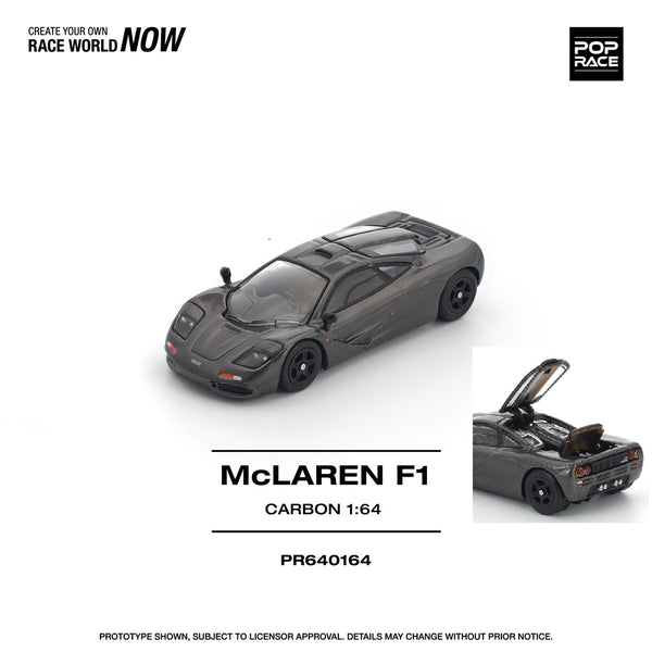 PREORDER POPRACE 1/64 McLAREN F1 CARBON EDITION PR640164 (Approx. Release Date: Q1 2026 and subject to the manufacturer's final decision)