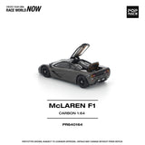 PREORDER POPRACE 1/64 McLAREN F1 CARBON EDITION PR640164 (Approx. Release Date: Q1 2026 and subject to the manufacturer's final decision)
