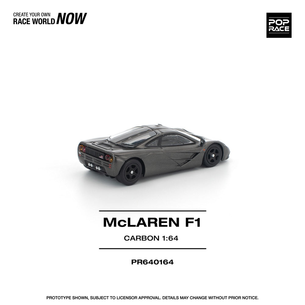 PREORDER POPRACE 1/64 McLAREN F1 CARBON EDITION PR640164 (Approx. Release Date: Q1 2026 and subject to the manufacturer's final decision)