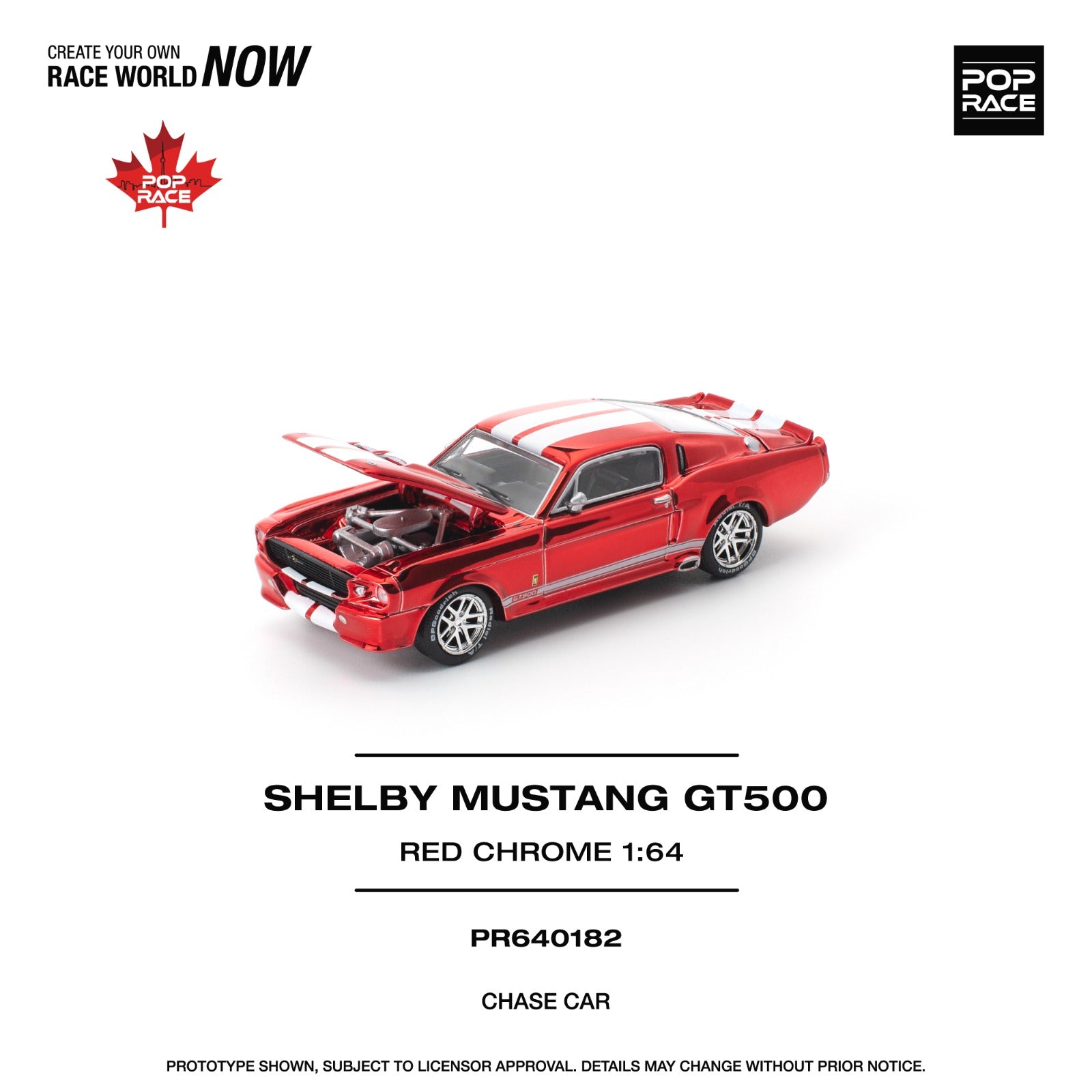 POP RACE 1/64 Shelby Mustang GT500 チェイス PR640182chase2.jpg?v=
