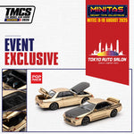 PREORDER POPRACE 1/64 SKYLINE GT-R R32 Chrome Gold TASKL 2025 Event Model PR640190 (Approx. Release Date: SEP 2025 and subject to the manufacturer's final decision)