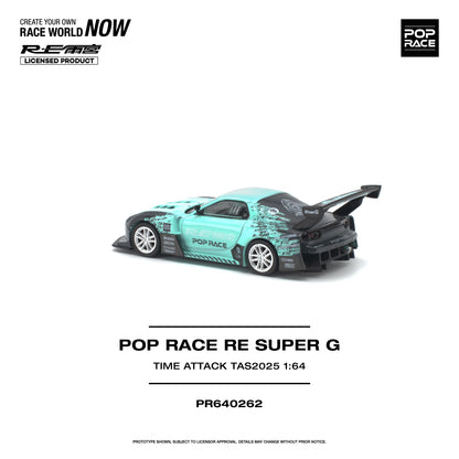 PREORDER POPRACE 1/64 POP RACE RE SUPER G TIME ATTACK TAS 2025 PR640262 (Approx. Release Date: Q1 2027 and subject to the manufacturer's final decision)