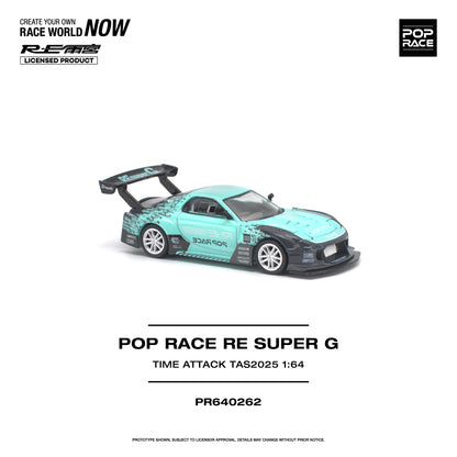 PREORDER POPRACE 1/64 POP RACE RE SUPER G TIME ATTACK TAS 2025 PR640262 (Approx. Release Date: Q1 2027 and subject to the manufacturer's final decision)