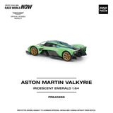PREORDER POPRACE 1/64 ASTON MARTIN VALKYRIE IRIDESCENT EMERALD PR640269 (Approx. Release Date: Q4 2025 and subject to the manufacturer's final decision)