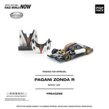 PREORDER POPRACE 1/64 PAGANI ZONDA R WHITE PR640298 (Approx. Release Date: Q3 2026 and subject to the manufacturer's final decision)