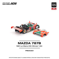 PREORDER POPRACE 1/64 MAZDA 787B 1991 LE MANS 24H WINNER PR640301 (Approx. Release Date: Q4 2025 and subject to the manufacturer's final decision)