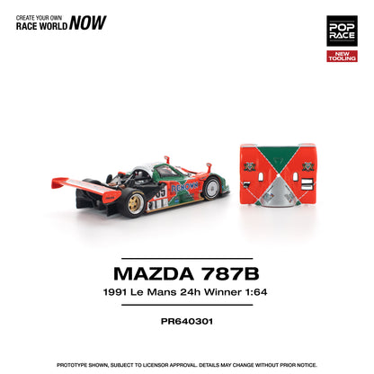 POPRACE 1/64 MAZDA 787B 1991 LE MANS 24H WINNER PR640301
