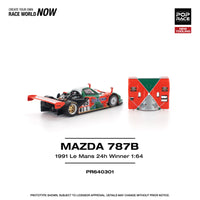 PREORDER POPRACE 1/64 MAZDA 787B 1991 LE MANS 24H WINNER PR640301 (Approx. Release Date: Q4 2025 and subject to the manufacturer's final decision)
