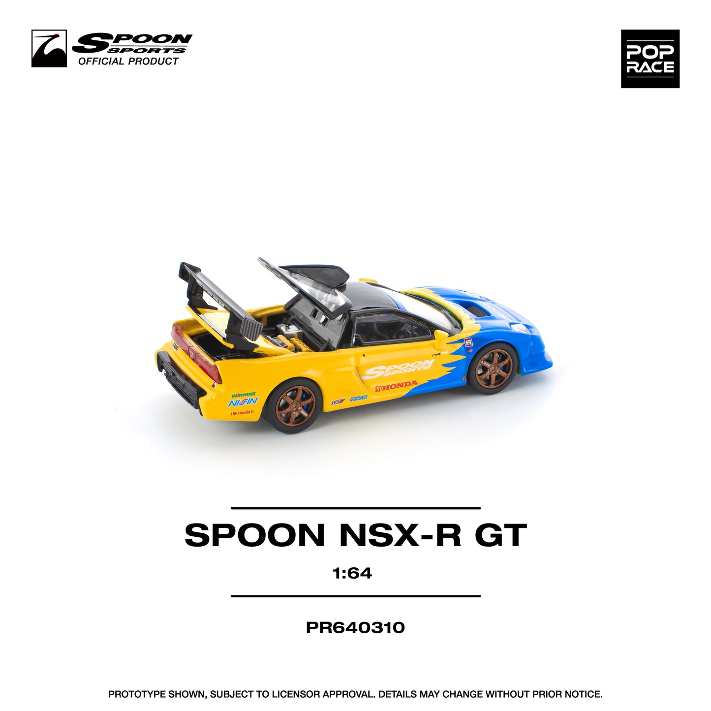 POPRACE 1/64  SPOON NSX R GT PR640310