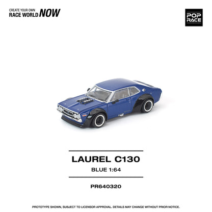 PREORDER POPRACE 1/64 LAUREL C130 BLUE PR640320 (Approx. Release Date: Q3 2026 and subject to the manufacturer's final decision)