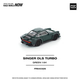 PREORDER POPRACE 1/64 SINGER DLS TURBO (ROAD) GREEN PR640326 (Approx. Release Date: Q4 2025 and subject to the manufacturer's final decision)