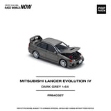 PREORDER POPRACE 1/64 MITSUBISHI LANCER EVOLUTION IV DARK GREY PR640327 (Approx. Release Date: Q4 2025 and subject to the manufacturer's final decision)