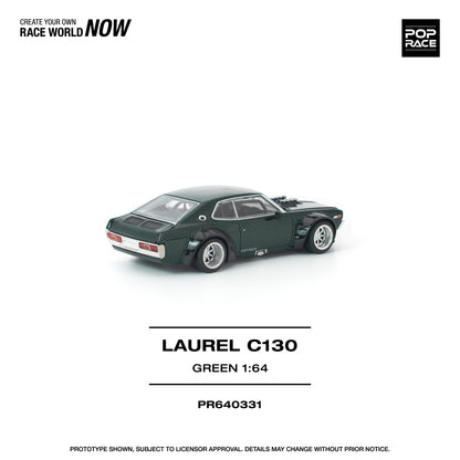 PREORDER POPRACE 1/64 LAUREL C130 GREEN PR640331 (Approx. Release Date: Q2 2026 and subject to the manufacturer's final decision)