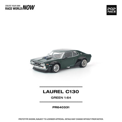 PREORDER POPRACE 1/64 LAUREL C130 GREEN PR640331 (Approx. Release Date: Q2 2026 and subject to the manufacturer's final decision)