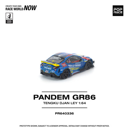 PREORDER POPRACE 1/64 PANDEM GR 86 TENGKU DJAN LEY PR640336 (Approx. Release Date: Q3 2026 and subject to the manufacturer's final decision)