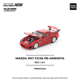 PREORDER POPRACE 1/64 MAZDA RX7 FC3S RE-AMEMIYA RED PR640343 (Approx. Release Date: Q4 2025 and subject to the manufacturer's final decision)