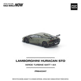 PREORDER POPRACE 1/64 LAMBORGHINI HURACAN STO VERDE TURBINE MATT PR640347 (Approx. Release Date: Q2 2026 and subject to the manufacturer's final decision)