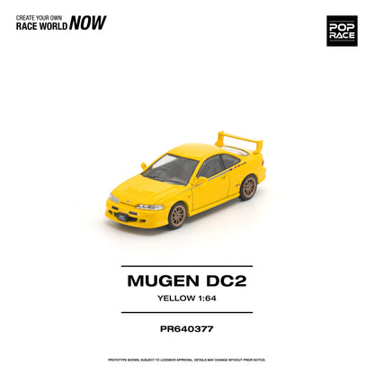 PREORDER POPRACE 1/64 POPRACE 1/64 MUGEN DC2 - YELLOW PR640377 (Approx. Release Date: Q4 2026 and subject to the manufacturer's final decision)