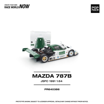 PREORDER POPRACE 1/64 MAZDA 787B JSPC 1991 PR640386 (Approx. Release Date: Q1 2026 and subject to the manufacturer's final decision)
