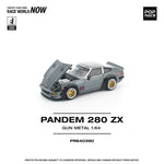PREORDER POPRACE 1/64 PANDEM 280ZX GUN METAL PR640390 (Approx. Release Date: Q1 2026 and subject to the manufacturer's final decision)