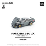 PREORDER POPRACE 1/64 PANDEM 280ZX GUN METAL PR640390 (Approx. Release Date: Q1 2026 and subject to the manufacturer's final decision)