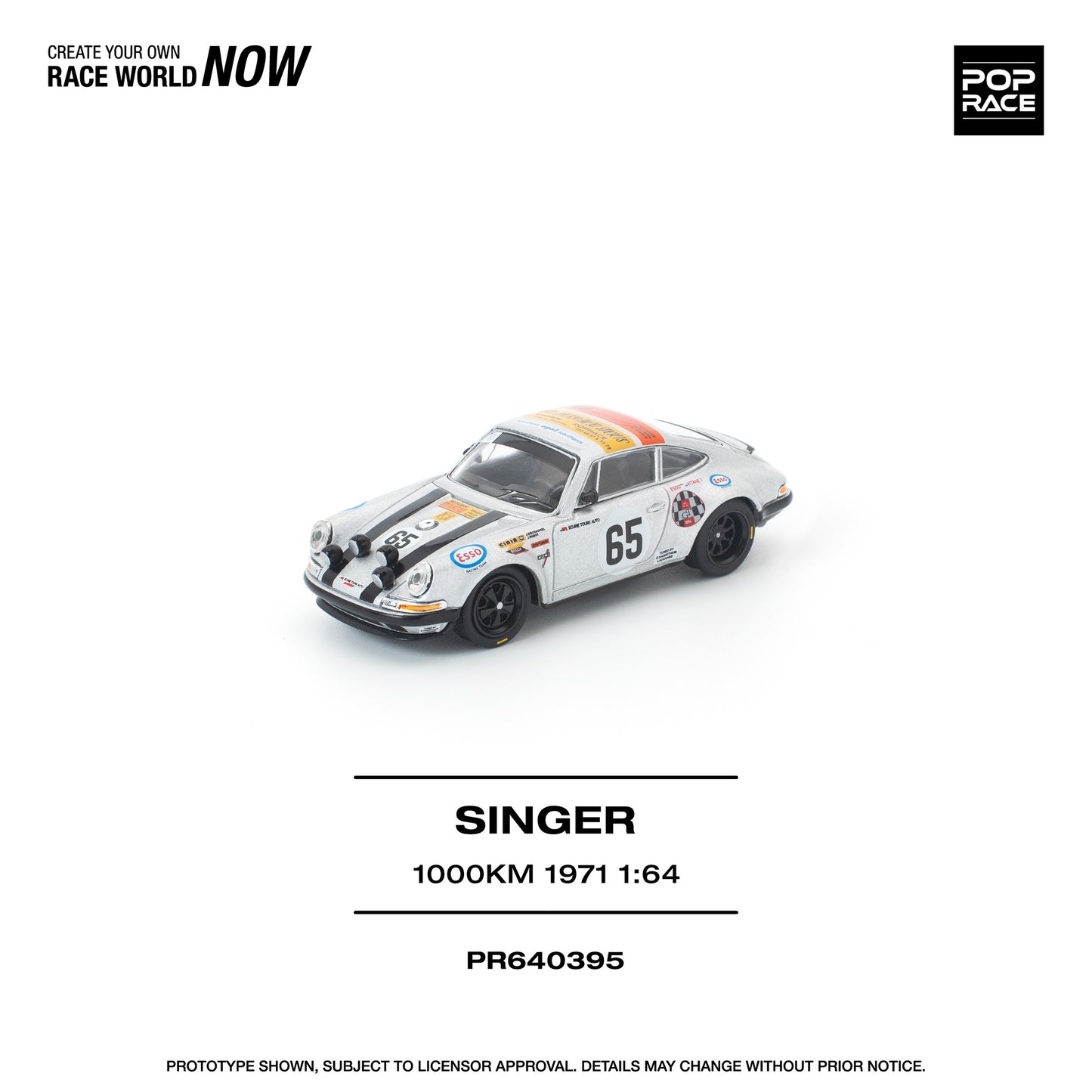 PREORDER POPRACE 1/64 SINGER SPA 1000KM 1971  PR640395 (Approx. Release Date: Q3 2026 and subject to the manufacturer's final decision)