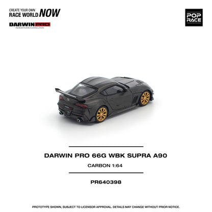 PREORDER POPRACE 1/64 DARWIN PRO 66G WBK SUPRA A90 CARBON EDITION PR640398 (Approx. Release Date: Q4 2025 and subject to the manufacturer's final decision)
