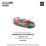 PREORDER POPRACE 1/64 MAZDA RX7 RE-AMEMIYA RENOWN PR640406 (Approx. Release Date: Q3 2026 and subject to the manufacturer's final decision)