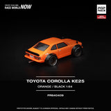 PREORDER POPRACE 1/64 TOYOTA COROLLA KE25 ORANGE PR640409 (Approx. Release Date: Q1 2026 and subject to the manufacturer's final decision)