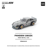 PREORDER POPRACE 1/64 PANDEM 280ZX RAW METAL PR640410 (Approx. Release Date: Q3 2026 and subject to the manufacturer's final decision)