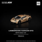 PREORDER POPRACE 1/64 LAMBORGHINI HURACAN STO MATTE GOLD PR640413 (Approx. Release Date: Q1 2026 and subject to the manufacturer's final decision)
