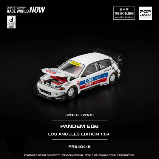 POPRACE 1/64 PANDEM EG6 LOS ANGELES EDITION PR640415